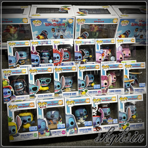 Funko东方明珠同款史迪奇公仔