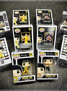 Funko丰高Pop公仔 Bruce Lee 上善若水 布鲁斯李小龙卡通人偶手办