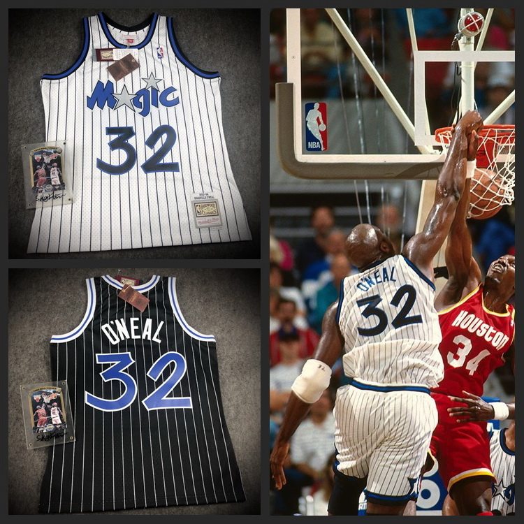 m&n oneal沙克大鲨鱼 奥尼尔奥兰多魔术队复古球衣 mn复刻sw球服
