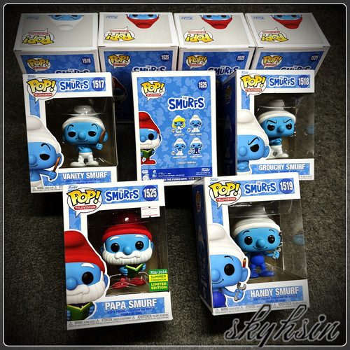 FunkoPop公仔蓝精灵卡通人偶