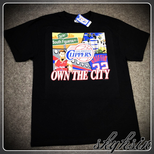 美版MAJESTIC 格里芬洛杉矶快船时期T恤 Own The City主宰洛杉矶T