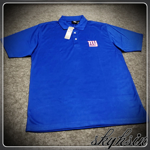 高尔夫T恤 GIANTS教练制服组短袖 US直输入 NFL纽约巨人队POLO衫