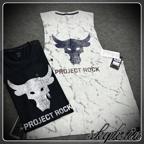 安德玛 Project Rock巨石强森同款 牛头肌肉训练背心 1373787
