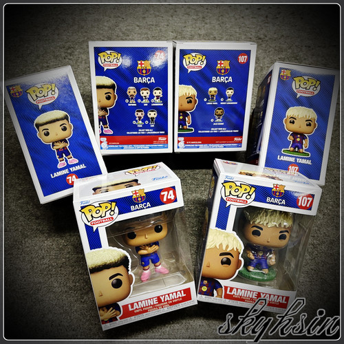 Funko亚马尔/莱万多夫斯基/哈维/佩德里/加维/施特根巴萨足球手办