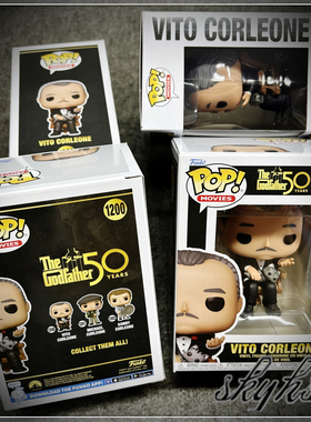 Funko POP电影教父50周年Godfather维托柯里昂手办VIto马龙白兰度