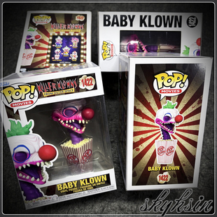 Klowns Killer 恐怖电影外太空杀人小丑手办摆件 Pop Funko