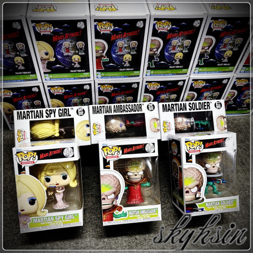 FunkoPop火星人玩转地球手办