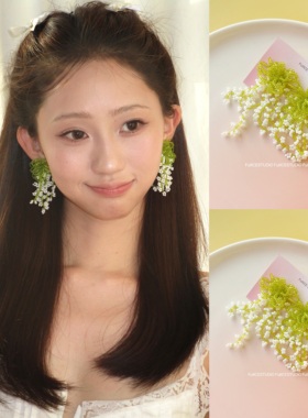 FULLICESTUDIO 早春来信 流苏耳环夸张耳饰满天星度假风耳钉耳夹