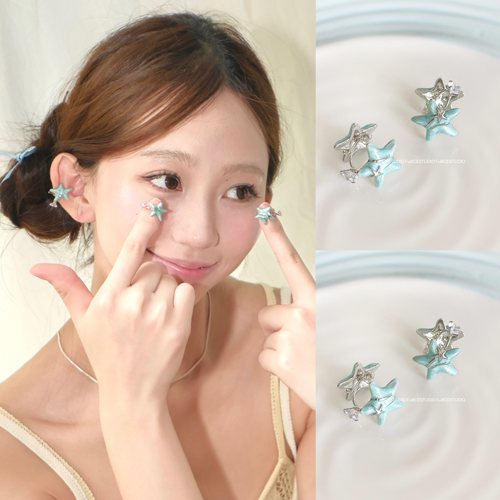 小星星耳骨夹日常小清新个性百搭
