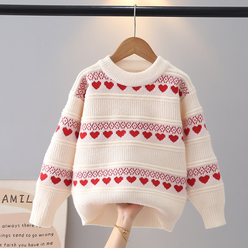 2025新款女童秋冬装毛衣针织衫