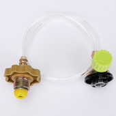 户外卡式 气罐充气阀煤气罐转接阀液化气连小气罐充气导气阀扁气罐