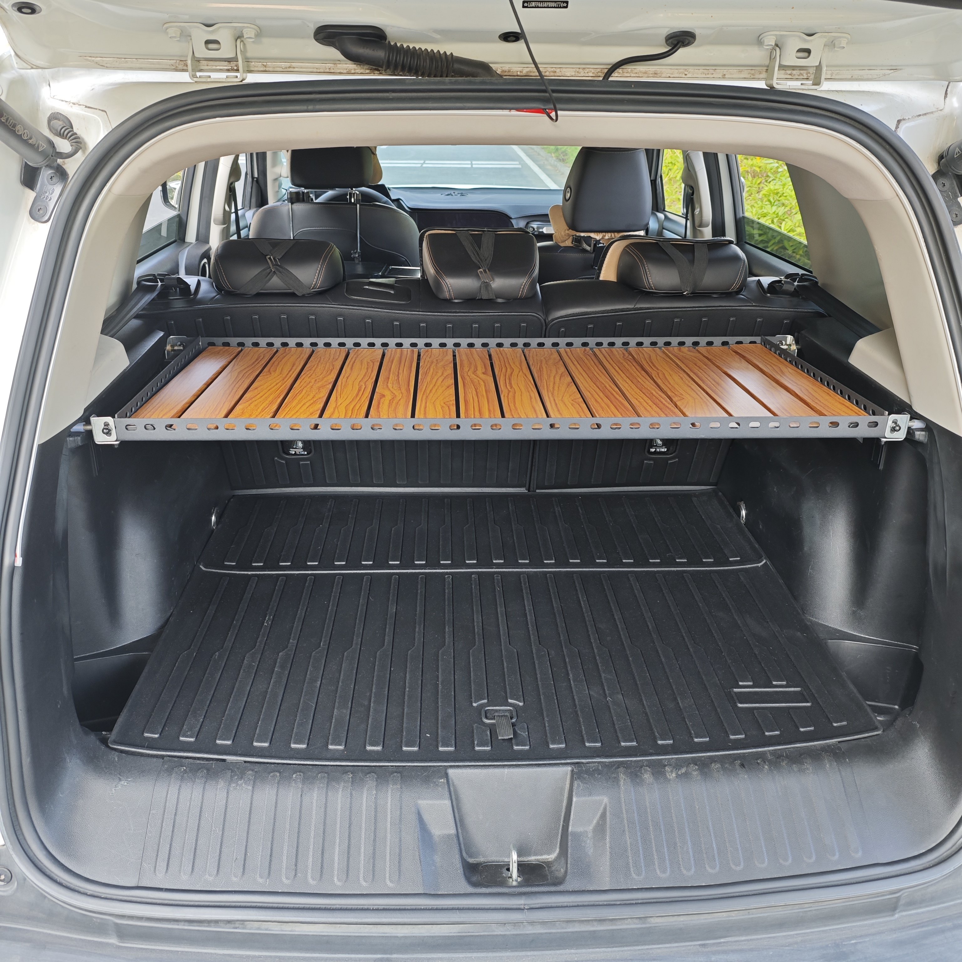 哈弗大狗汽车SUV后备箱承重置物架定制专车专用铝合金收纳拓展架