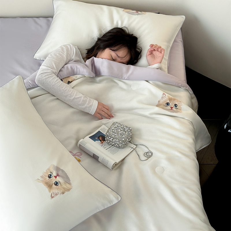 莱赛尔天丝A类母婴级/夏被四件套