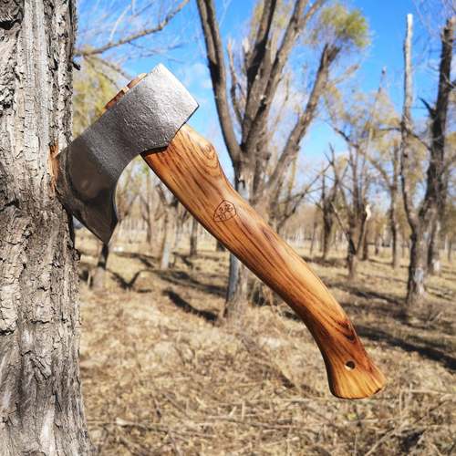 尼曼户外野营斧全钢锻打斧头皮套