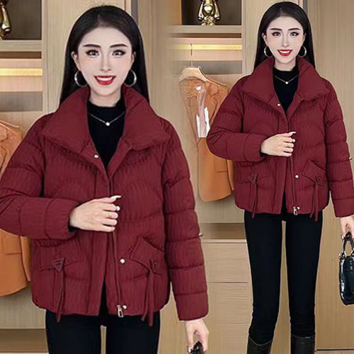 2025新款羽绒棉衣服女短款