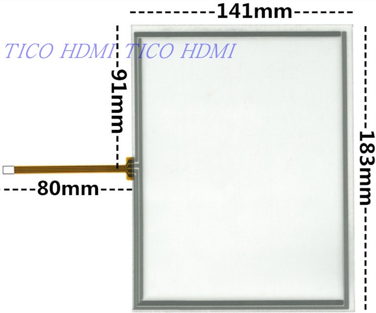 8寸电阻触摸屏全新原装183*141工业级工控设备触摸屏AMT9556