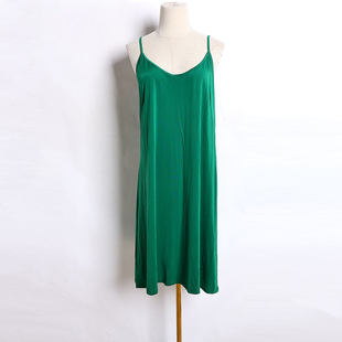 无袖 吊带连衣裙女2026年夏季 时尚 女装 背心裙吊带性感纯色长裙 新品