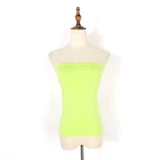 Многоцветный топ без лямок, длинное защитное белье, эластичное нижнее белье, бретели, средней длины, простой и элегантный дизайн