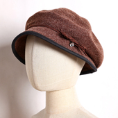 秋冬天纯色时尚 秋冬季 女士礼帽渔夫帽毛呢帽韩版 甜美盆帽日系潮