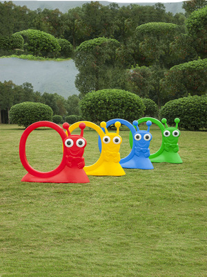 幼儿园钻洞拱形门塑料跨栏内外