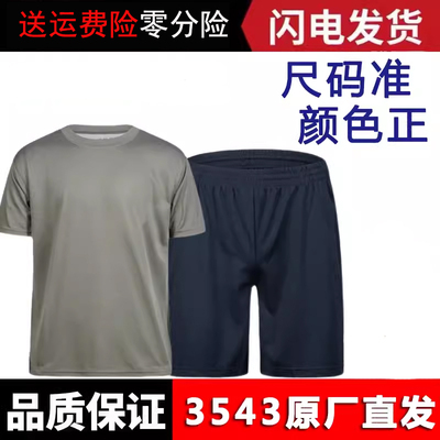 正品3543健身运动短袖体能服