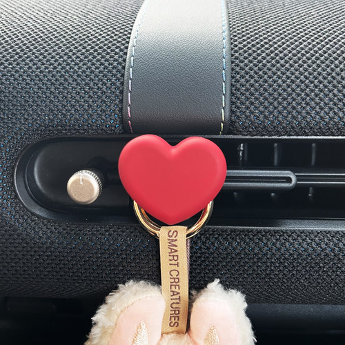 纯电mini爱心出风口摆件装饰品