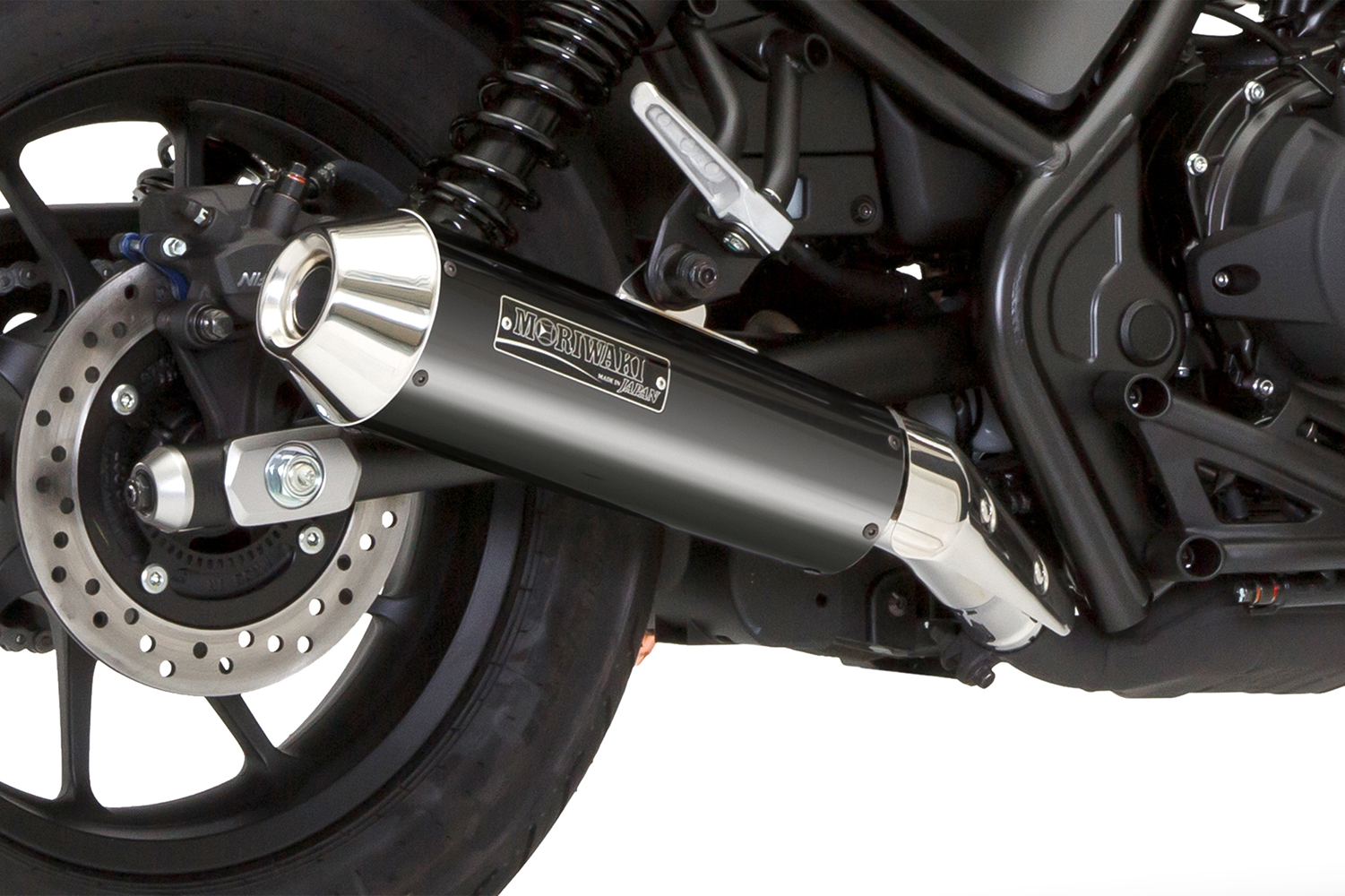 日本 MORIWAKI 适用HONDA本田 CM500 BPX不锈钢中尾段排气管 森协