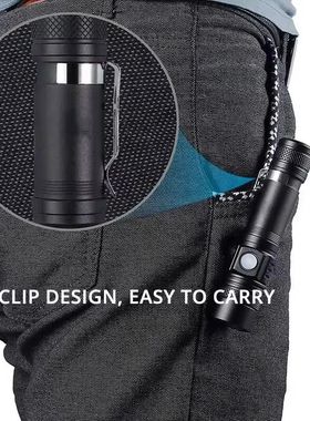 High Power Led Flashlights Zoomable Camping Torch With T6