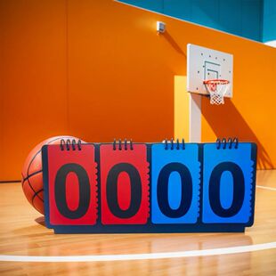 Scoreboard Score Flipper Manual Score Flip Cards for Basketb