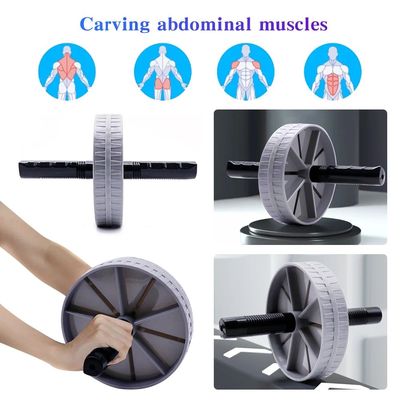 Workout AB Roller Wheel Non-slip Abdominal Trainer No Noise