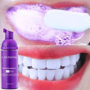 Brighten Purple Whitening Yellow Toothpaste 50ML Teeth V34