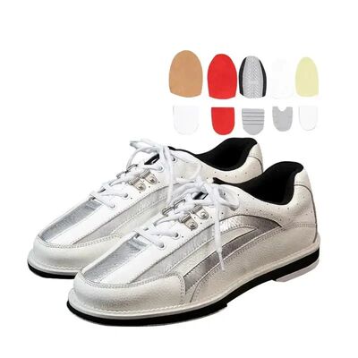 Men And Women Bowling Shoes Changable Sole Soft Sports Sneak