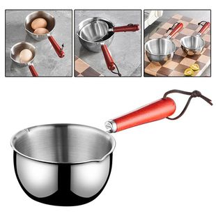 Milk Pot Stainless Steel Hot Oil Pan 150ML-500ML