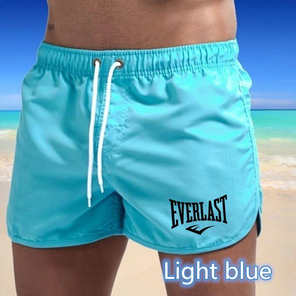 Men's swimwear, beach waterproof shorts, surfboard, men's