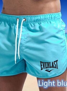 Men's swimwear, beach waterproof shorts, surfboard, men's