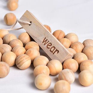 20/50/100pcs Natural Cedar Wood Balls Camphor Wood Balls Mot