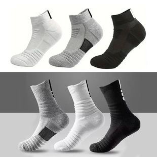 10 Pairs Anti-slip Football Socks Men Cotton Sock Short Lon
