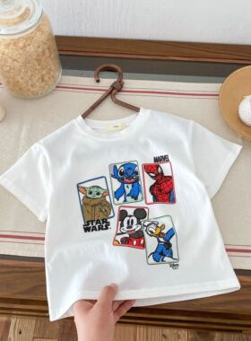 Disney Boy T Shirts Funny Graphic Boy Kids Gift Top Tee Mick