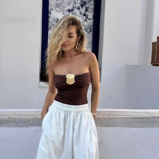 Sexy Women One Piece Swimsuit Female Swimwear 2025 Bandeau