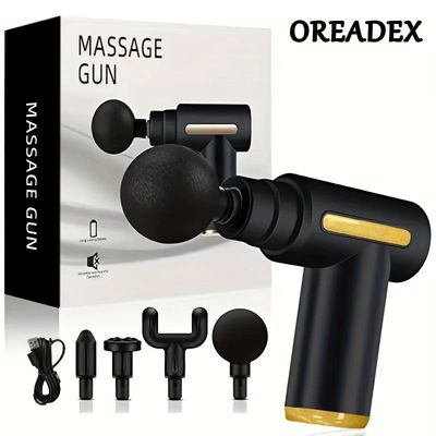 Portable Fascia Gun USB Charging Tapping Massager Body Back