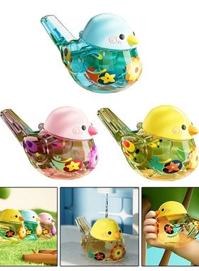 Bird Water Whistle ABS Material Colorful Bird Water Whistle