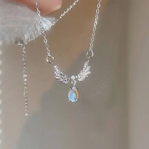 Light Luxury Angel Wings Pendant Necklace Ladies Fashion Exq