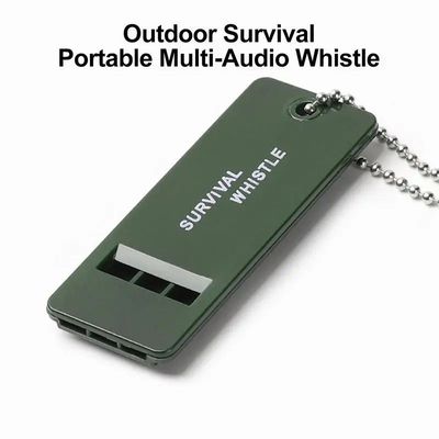3-Frequency Whistle High Decibel Survival Whistle Outdoor Hi