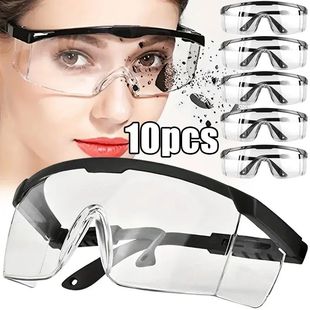 3/10Pcs Anti-Splash Work Safety Glasses Eye Protecting Lab