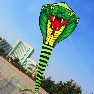 Long tailed green snake kite bamboo leaf green triangle kite