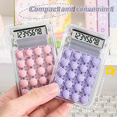 Cute  Silent Calculator Mini Version Learning Auxiliary Smal