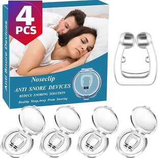 Anti Snore Stop Snoring Nose Clip Silicone Magnetic Sleep