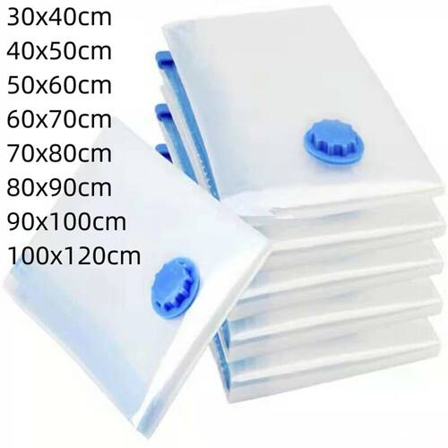 Vacuum Clothing Storage Bag Transparent Vacuum Bag Folding