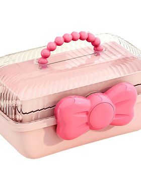 Hair accessory storage box saves space