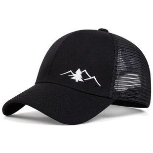 Unisex Casual Baseball Cap Sports Snapback Hat Mountain Embr